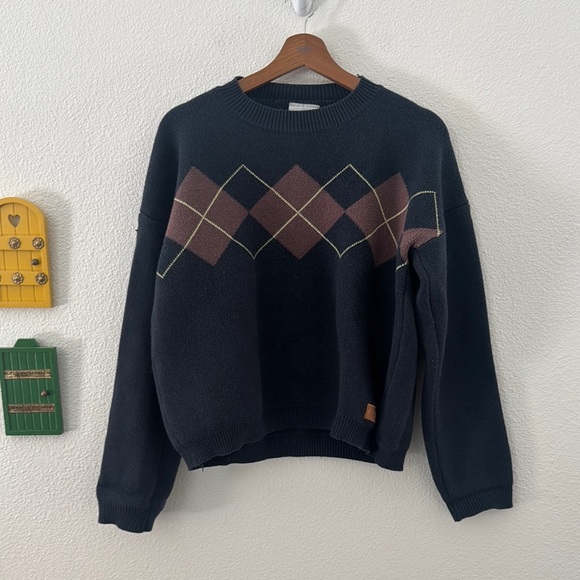 Taylor Swift Red Taylor's Version Argyle Sweater Pull Over Navy XL